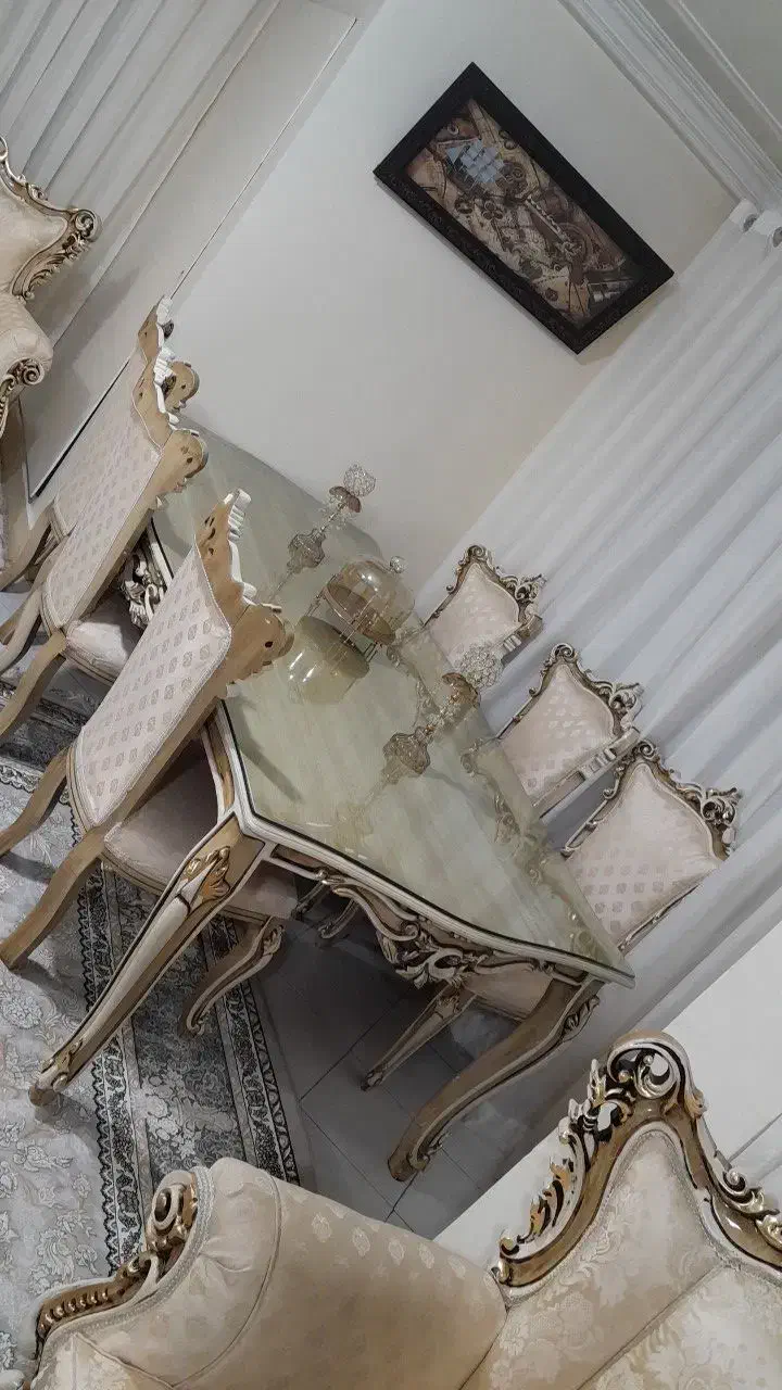 مبل سلطنتی چوب تمام راش|مبلمان خانگی و میز عسلی|قرچک, شهرک طلائیه|دیوار