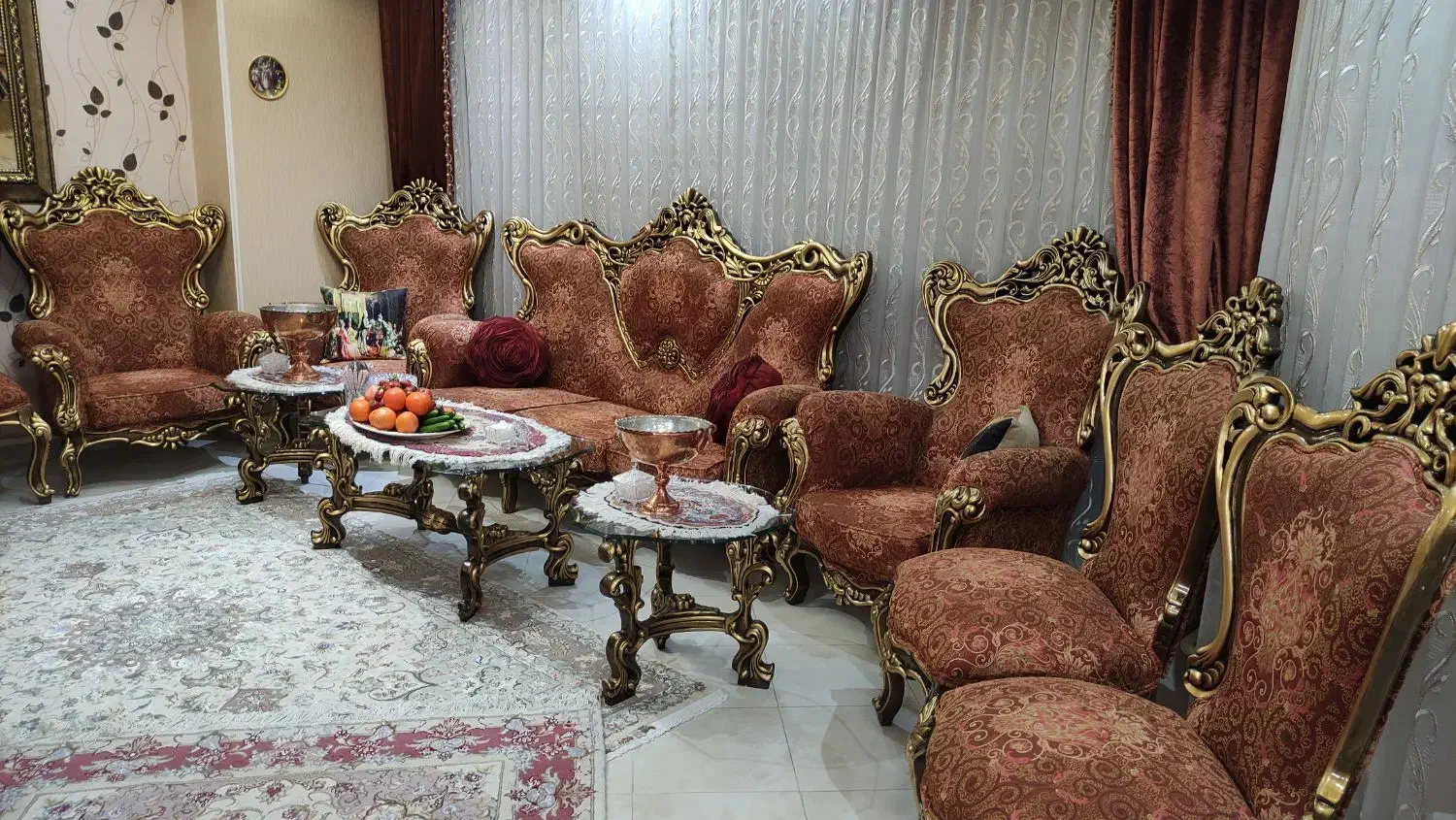 مبل سلطنتی و بوفه و نهار خوری در حد جهیزیه|مبلمان خانگی و میز عسلی|تبریز, |دیوار