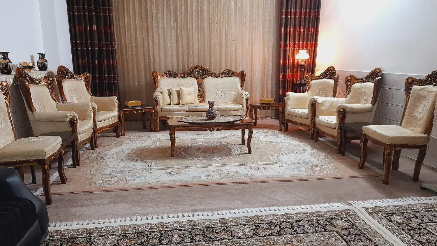 مبلمان ۹ نفره|مبلمان خانگی و میز عسلی|فولادشهر, فولادشهر|دیوار
