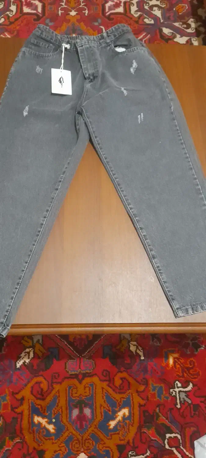 شلوارلی مام فیت رنگ نوک مدادی کاملانو|لباس|میانه, |دیوار