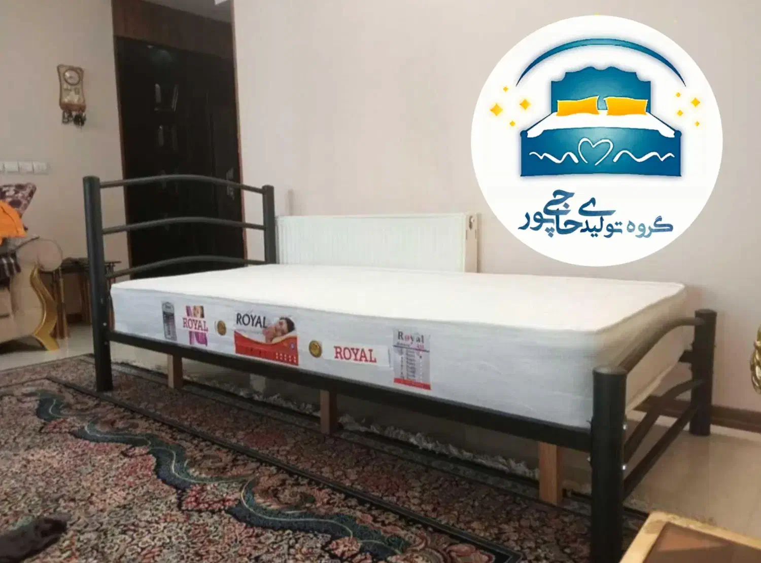 تخت خواب یک نفره ۹۰در۲متر(تختخواب ۱یکنفره)تشک شادن|تخت و سرویس خواب|مشهد, حسین‌آباد|دیوار