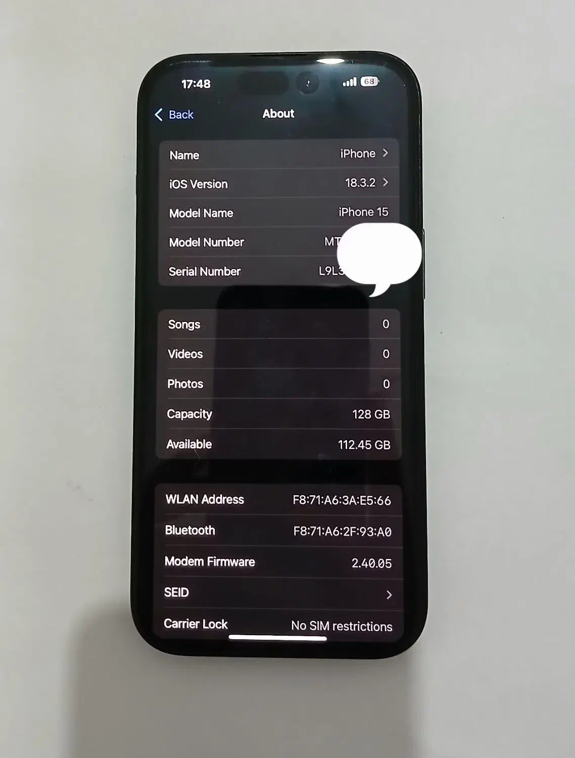 آیفون ۱۵ نرمال مشکی|موبایل|ایلام, |دیوار