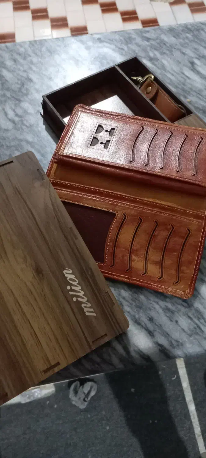کیف پول چرم دست دوز|کیف، کفش، کمربند|ارومیه, |دیوار