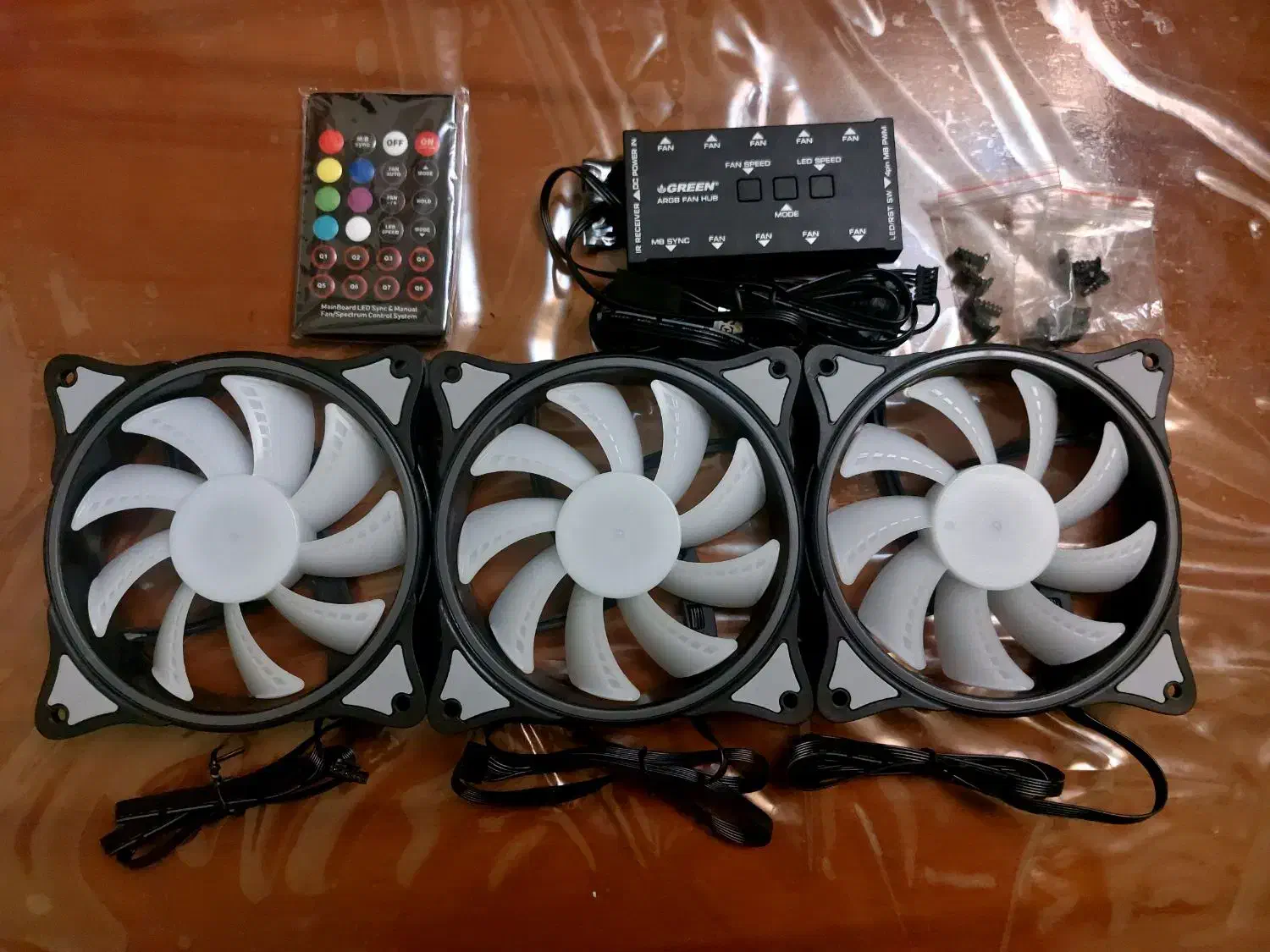 فن کیس گرین ARGB|قطعات و لوازم جانبی رایانه|تبریز, |دیوار