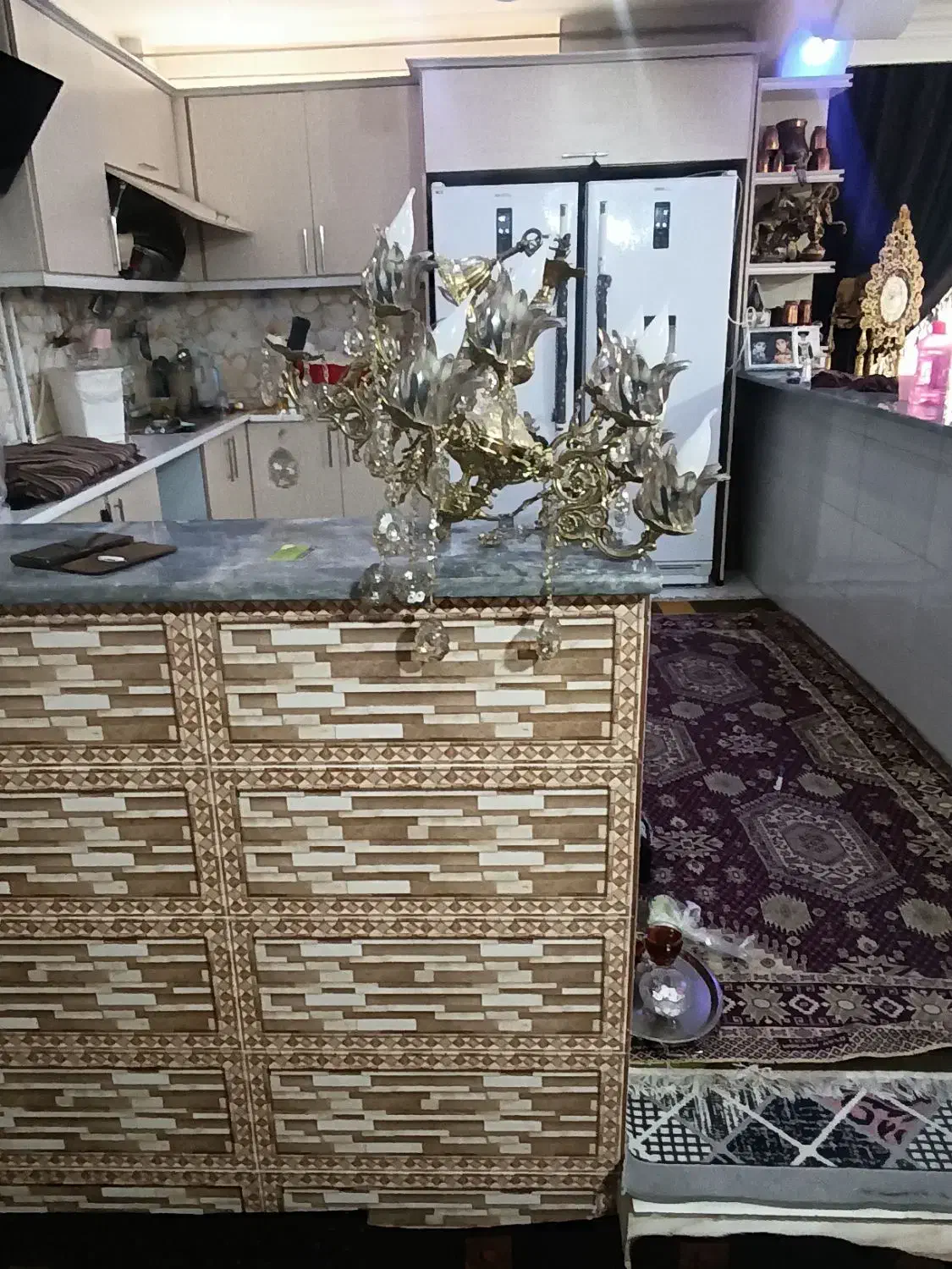 لوستر برنز|لوستر و چراغ آویز|کرمانشاه, |دیوار