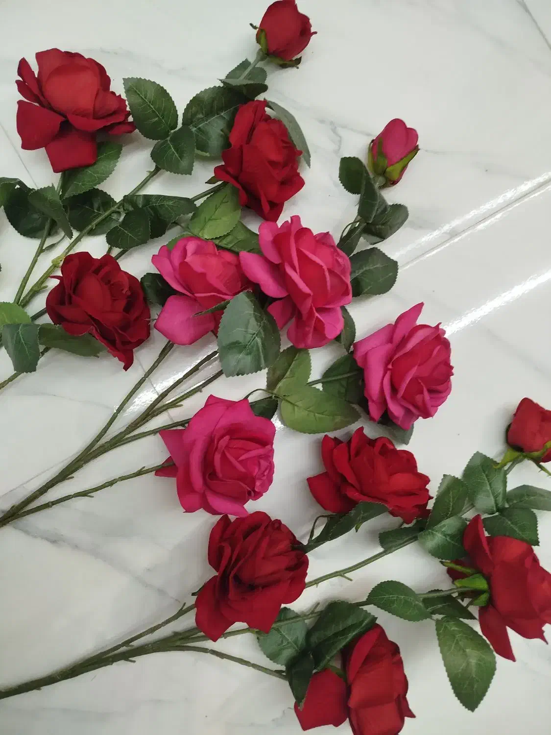 گل محمدی و ارکیده|گل مصنوعی|تبریز, |دیوار