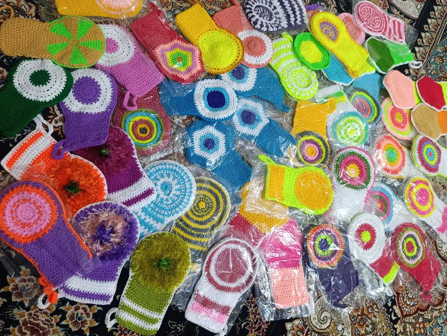 لیف همه رنگ|لوازم حمام|شازند, |دیوار