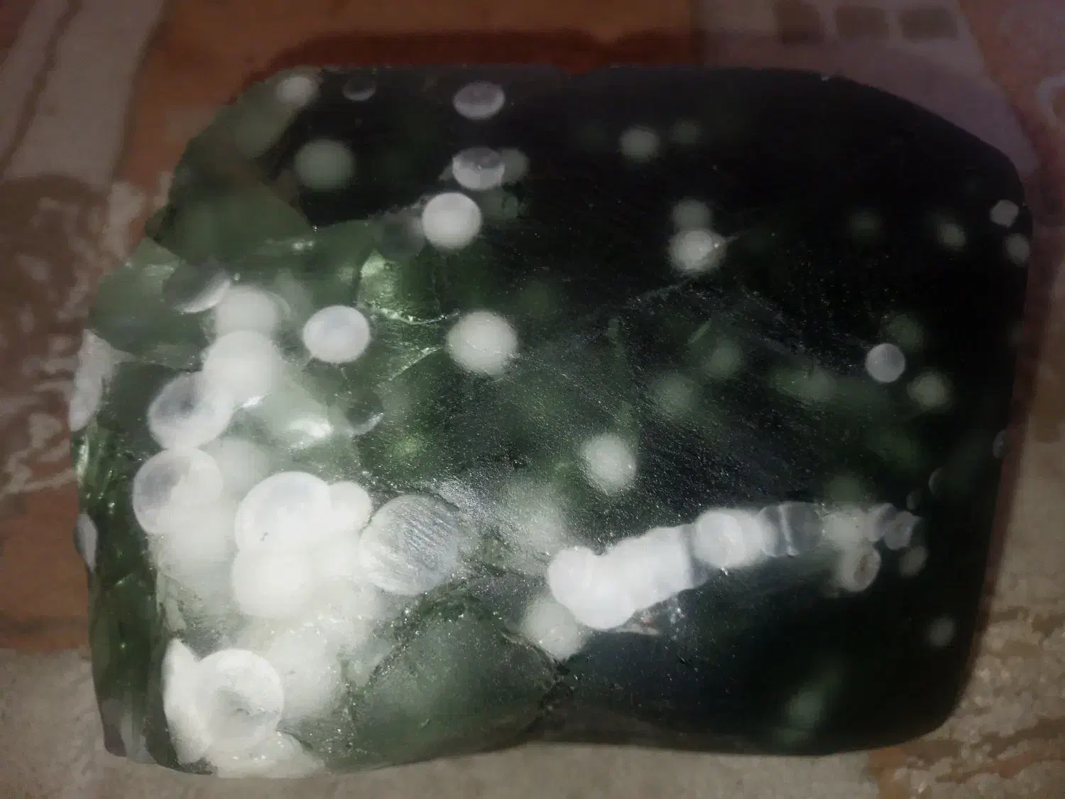 شاهکارزیبای طبیعت طبیعی سنگ آبسیدین سیترین|کلکسیون اشیاء عتیقه|قروه, |دیوار