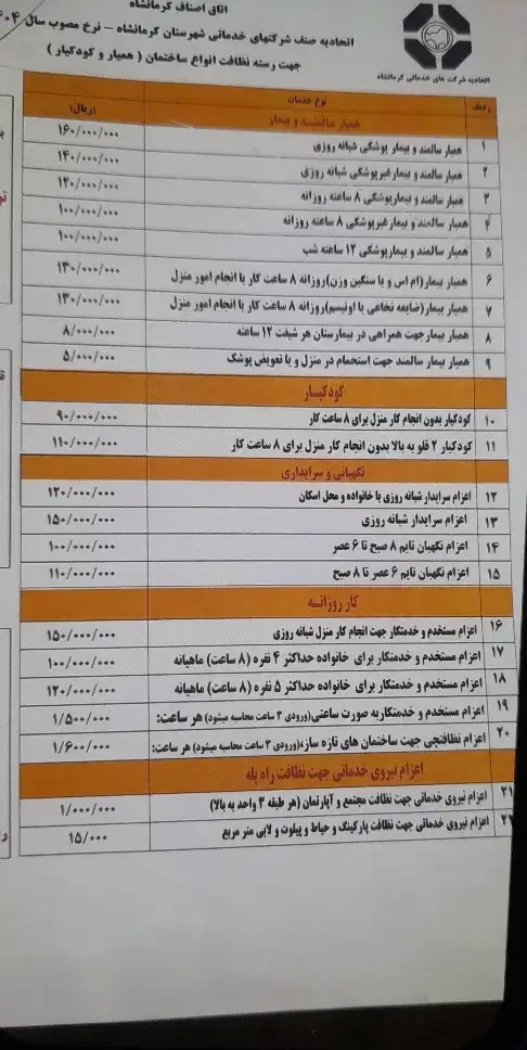 شرکت خدمات مراقبت مریض/ نظافتی ژیوار|خدمات نظافت|کرمانشاه, |دیوار