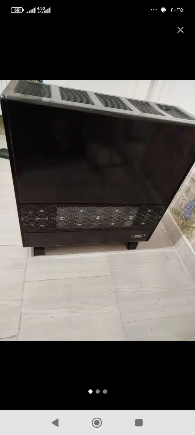 بخاری نیک کالا با 2 متر شلنگ و 4 متر لوله|بخاری، هیتر، شومینه|تهران, مختاری|دیوار