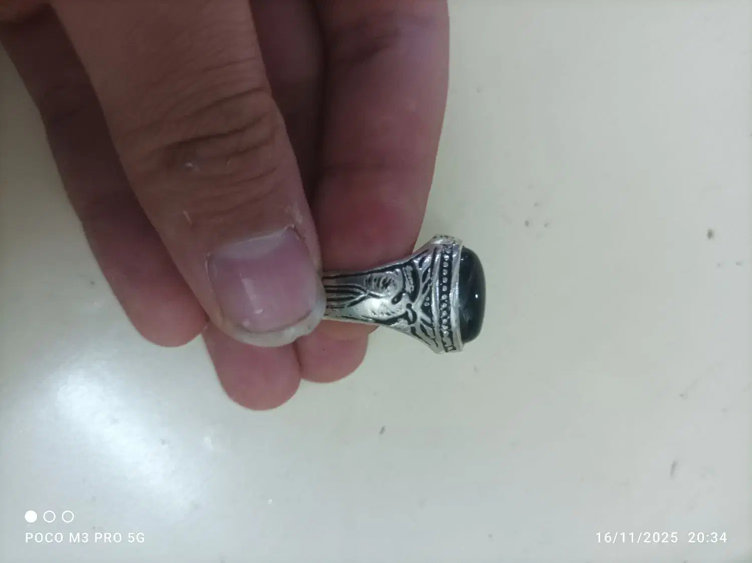 انگشتر نقره مردانه|جواهرات|اردبیل, |دیوار