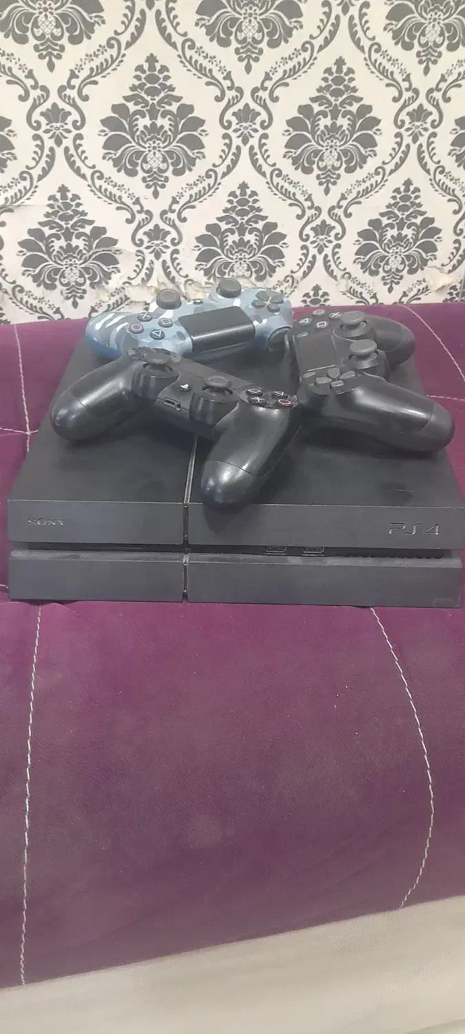 ps4 فت ۵۰۰گیگ|کنسول، بازی ویدئویی و آنلاین|تهران, نبی اکرم|دیوار