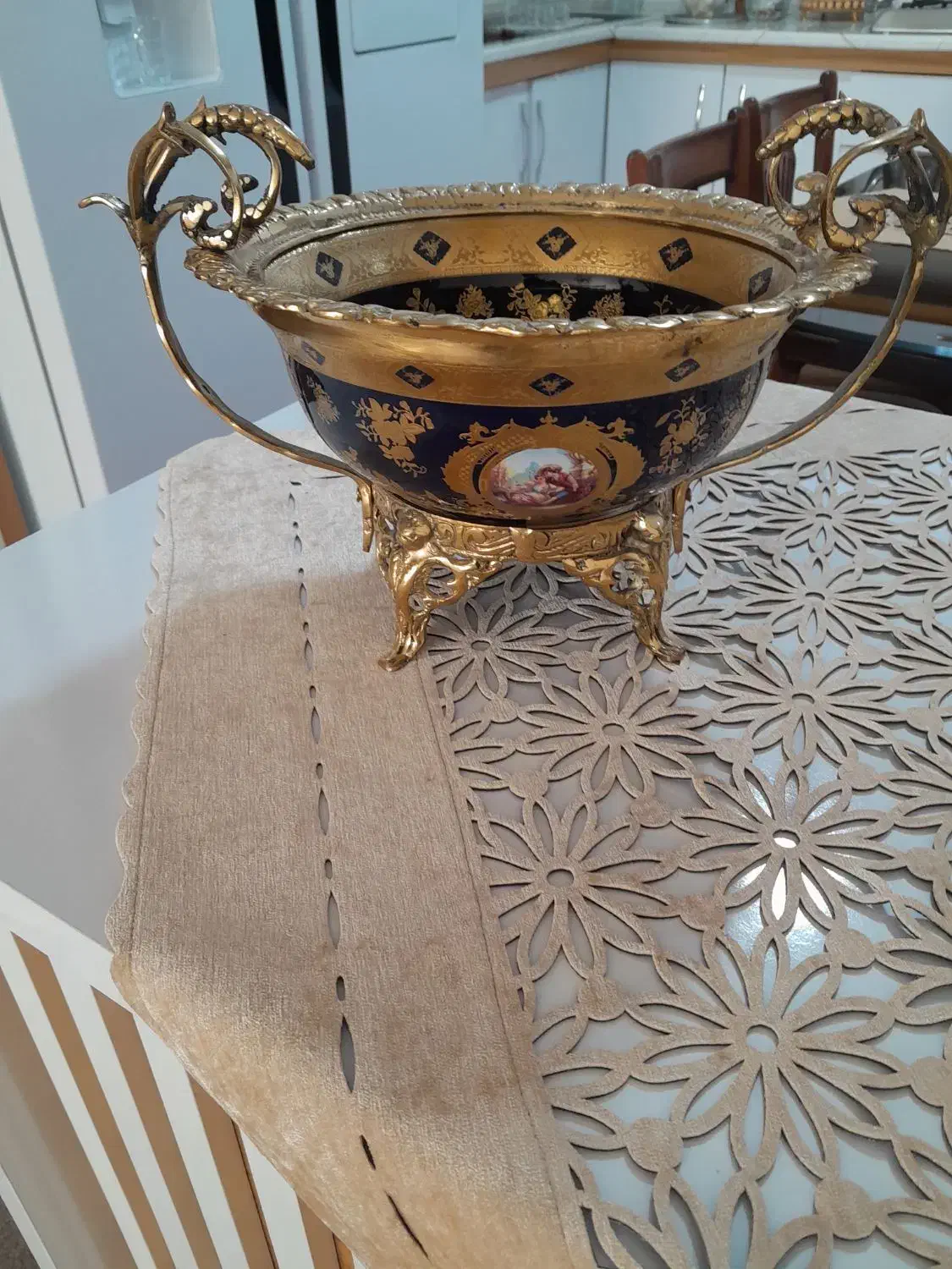 ظرف برنجی|ظروف سرو و پذیرایی|مشهد, مقدم|دیوار