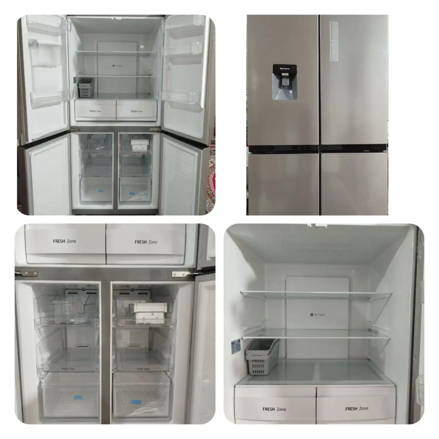 یخچال ساید بای ساید|یخچال و فریزر|شال, |دیوار