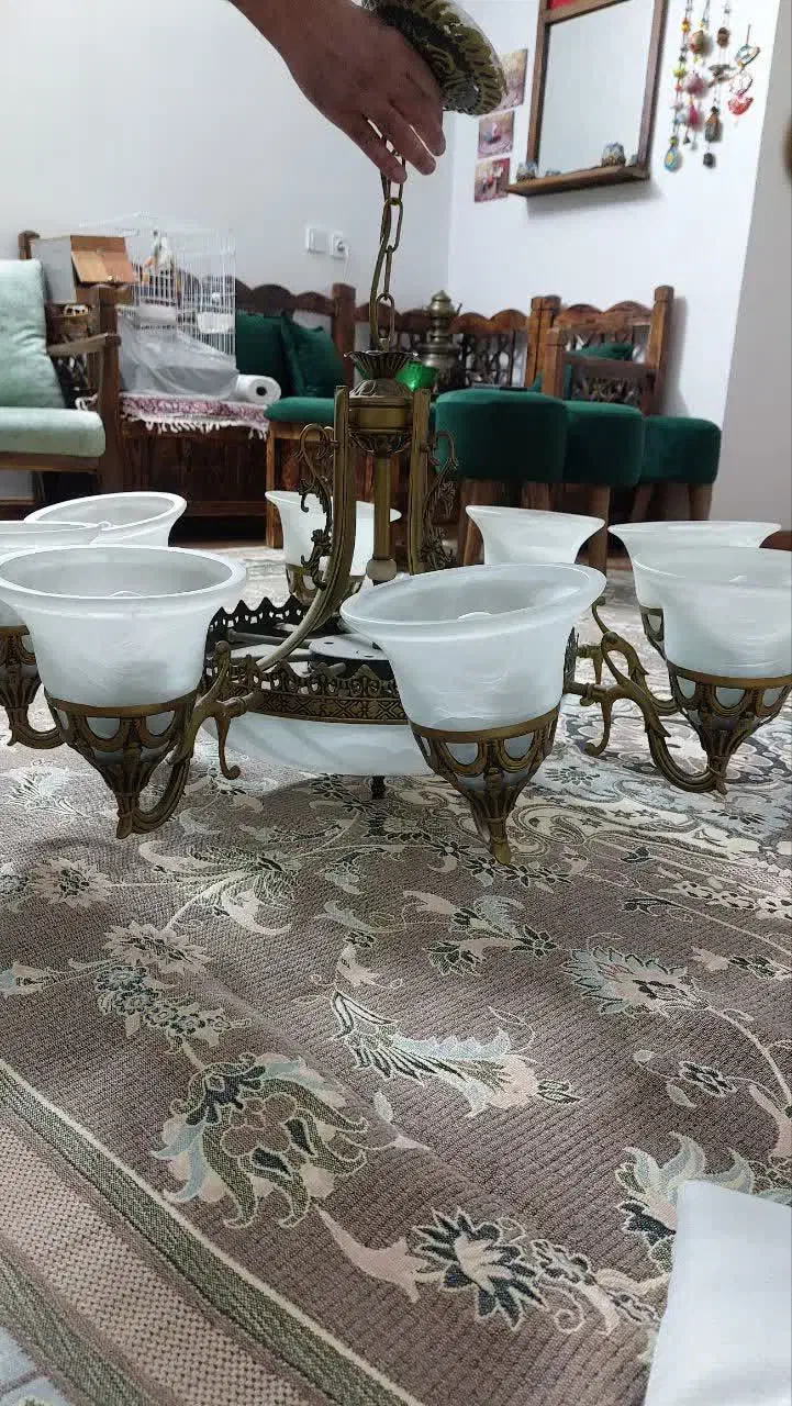 لوستر کاملا سالم|لوستر و چراغ آویز|تهران, مشیریه|دیوار