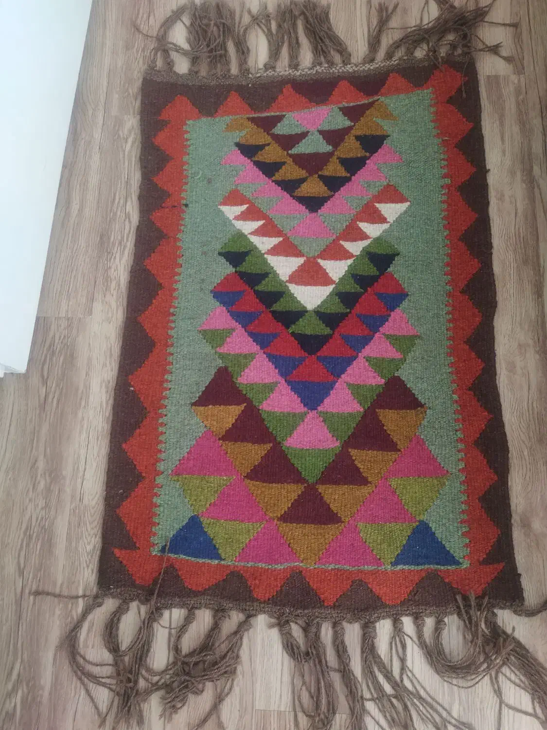 گلیم دستبافت نو|گلیم، جاجیم، گبه|قزوین, |دیوار