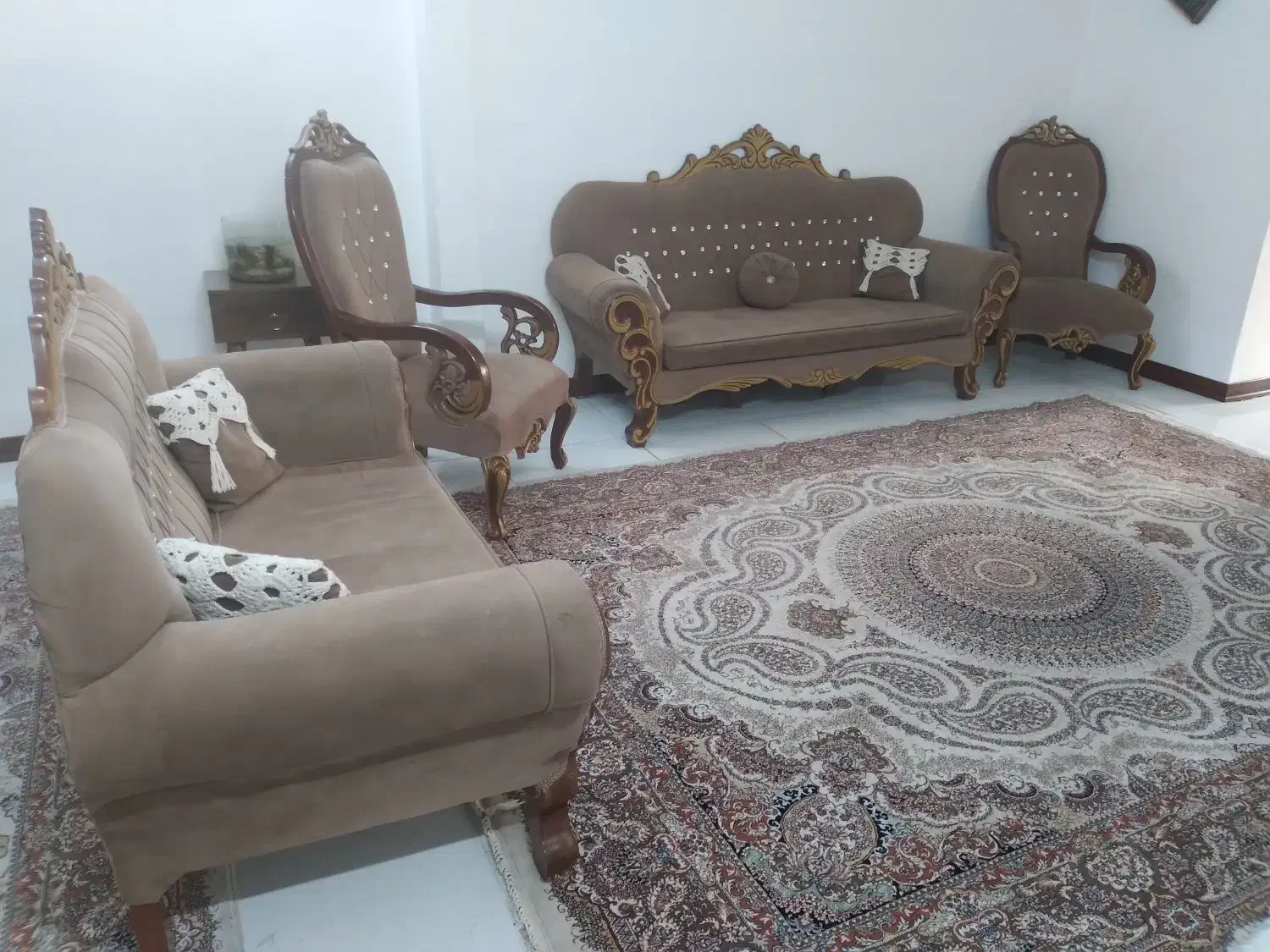 ست مبلمان نیم استیل|مبلمان خانگی و میز عسلی|مشهد, ایثارگران|دیوار