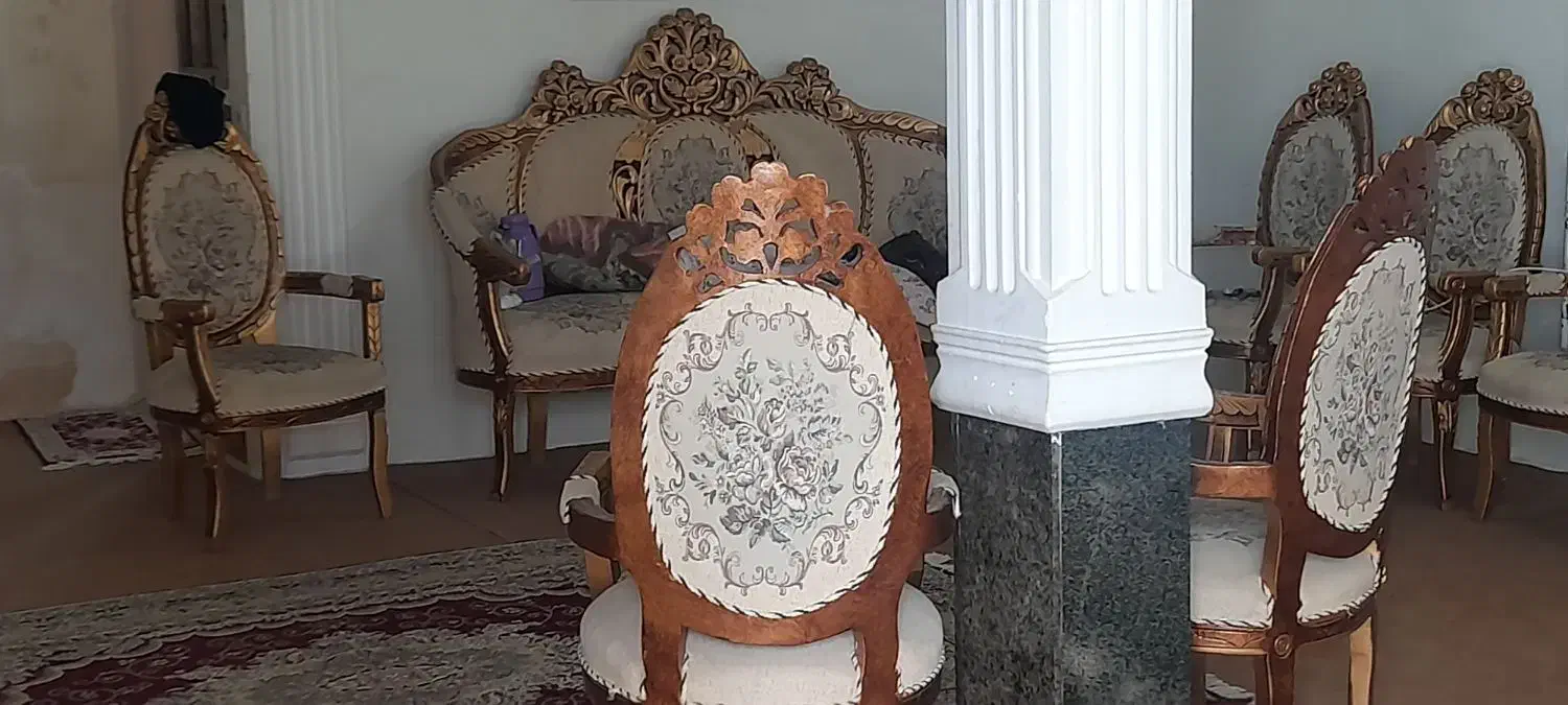 مبل سلطنتی|مبلمان خانگی و میز عسلی|خلخال, |دیوار