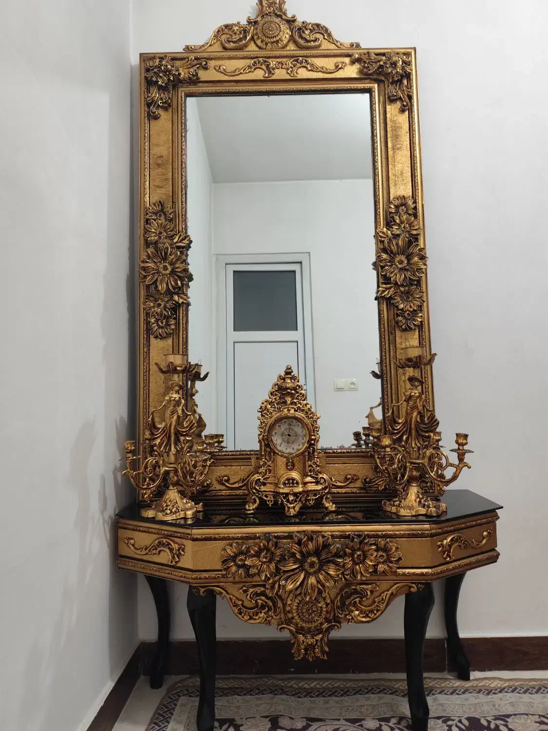 آیینه و شمعدان کلاسیک|آینه|نسیم‌شهر, |دیوار