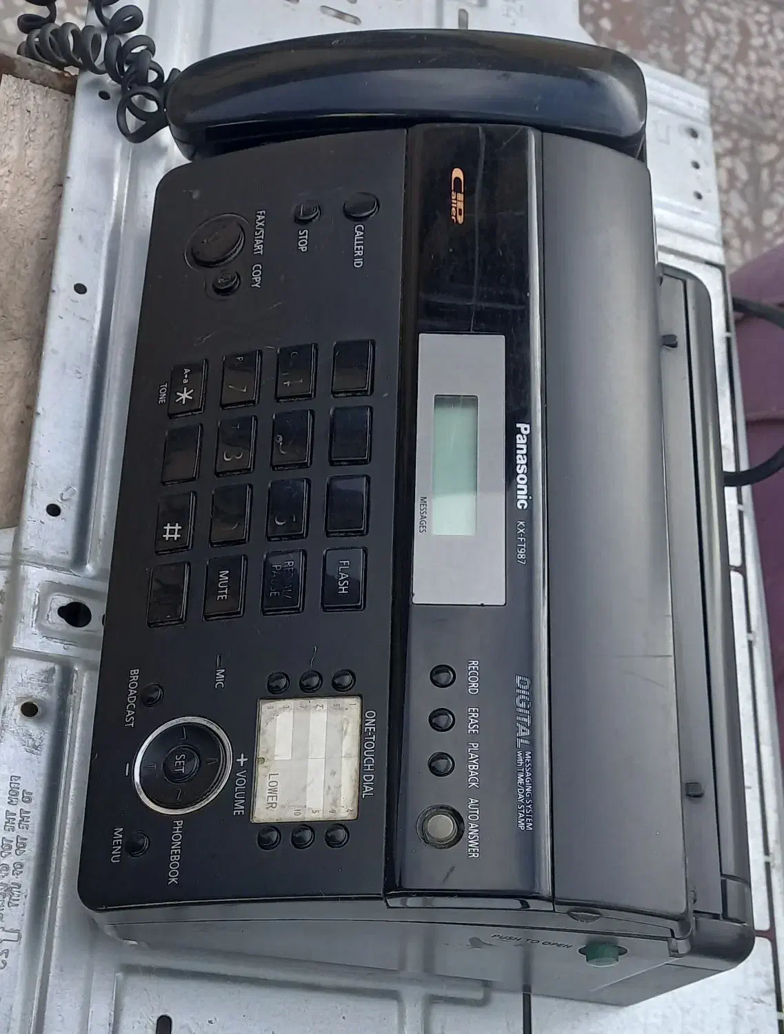 دستگاه فکس مدل KX-FT987|پرینتر، اسکنر، کپی، فکس|قم, کلهری|دیوار