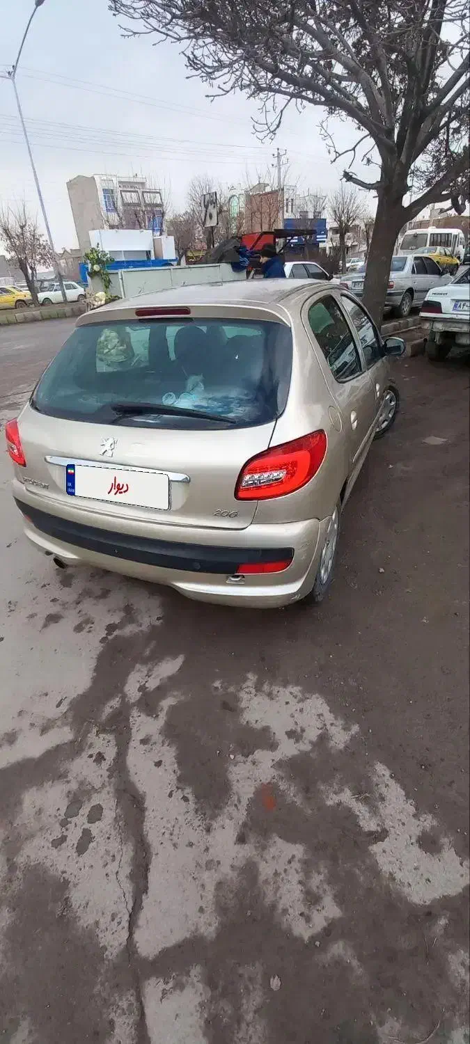 پژو ۲۰۶تیپ۲|خودرو سواری و وانت|مراغه, |دیوار