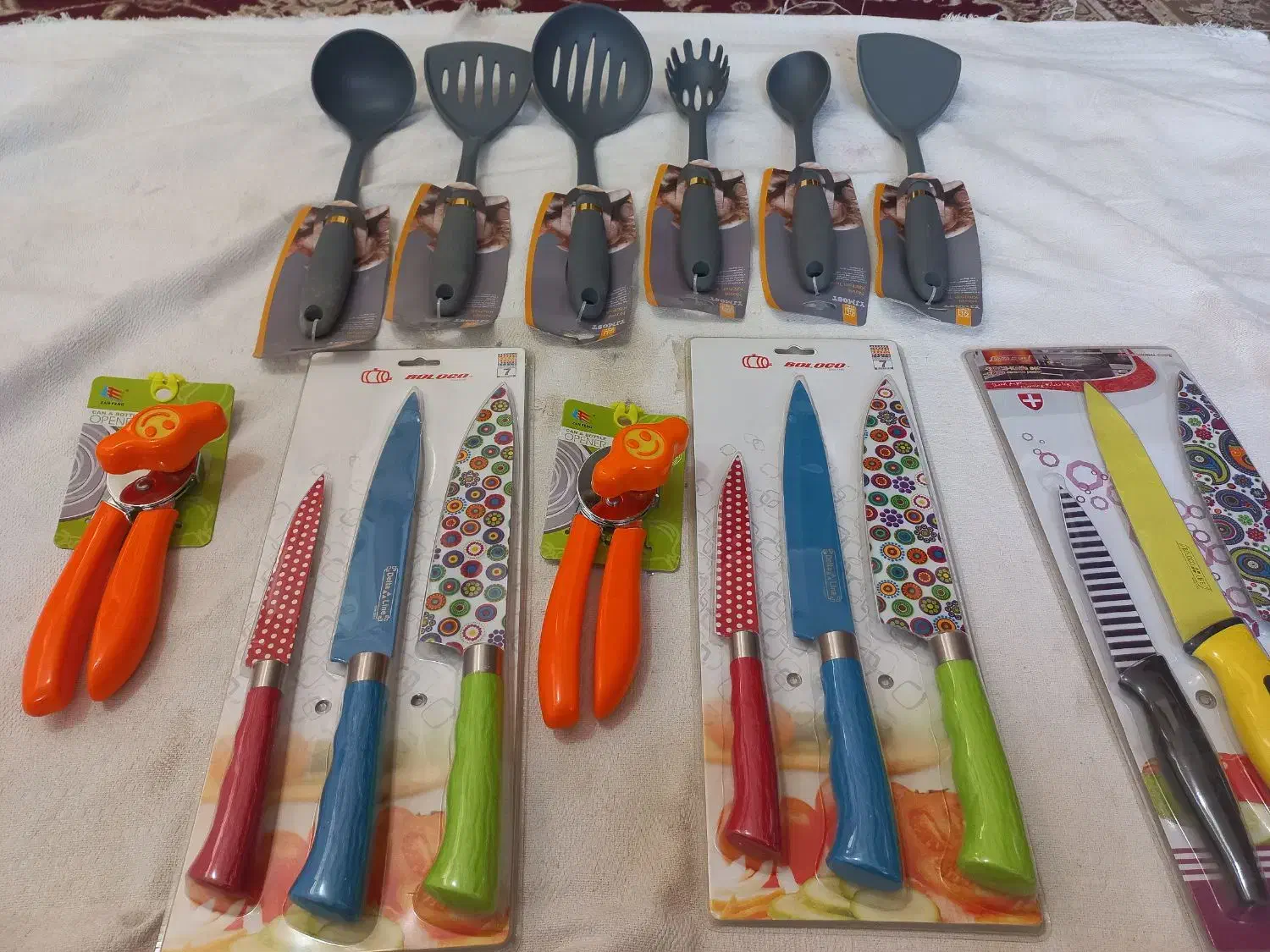 فروش  چاقو وست ملاقه کفگیر دربازکن کنسرو نوشابه|ظروف پخت‌وپز|اهواز, لشکرآباد|دیوار