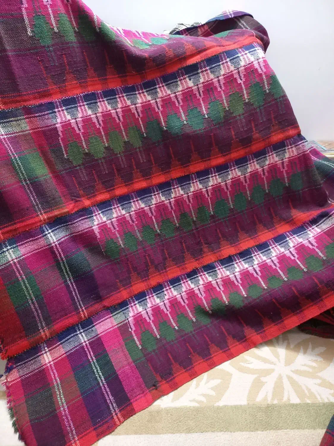 موج گلیم پشمی دستبافت|گلیم، جاجیم، گبه|تهران, مجیدآباد|دیوار