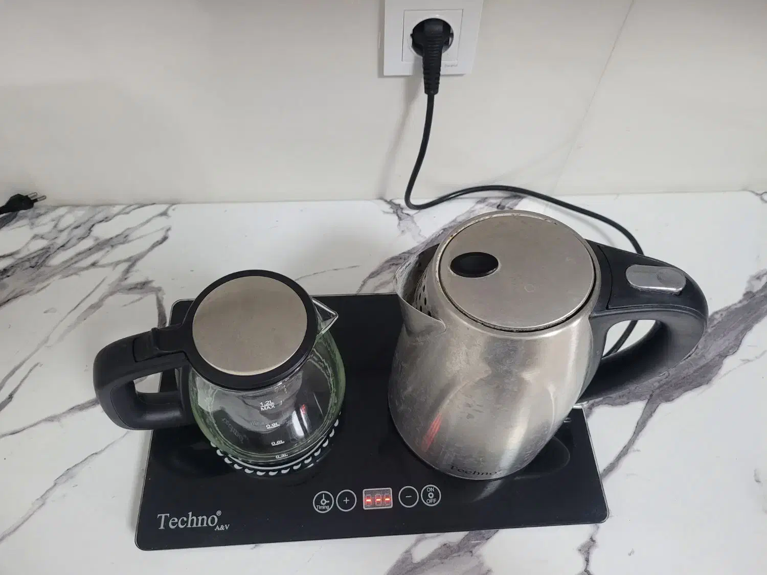 چای ساز مارک تکنو لمسی دیجیتال|سماور، چایساز، قهوهساز|چالوس, |دیوار