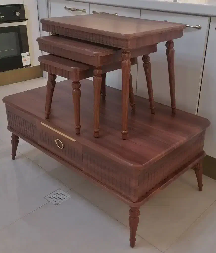 میز جلو مبلی ۴ تیکه ارسال رایگان پرداخت درب منزل|مبلمان خانگی و میز عسلی|چناران, |دیوار