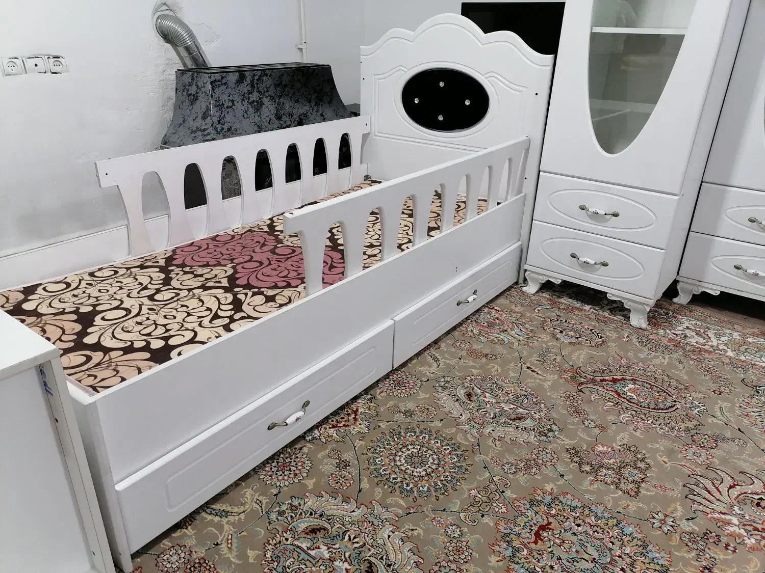 ست کامل سرویس خواب نوجوان|تخت و سرویس خواب|یاسوج, |دیوار