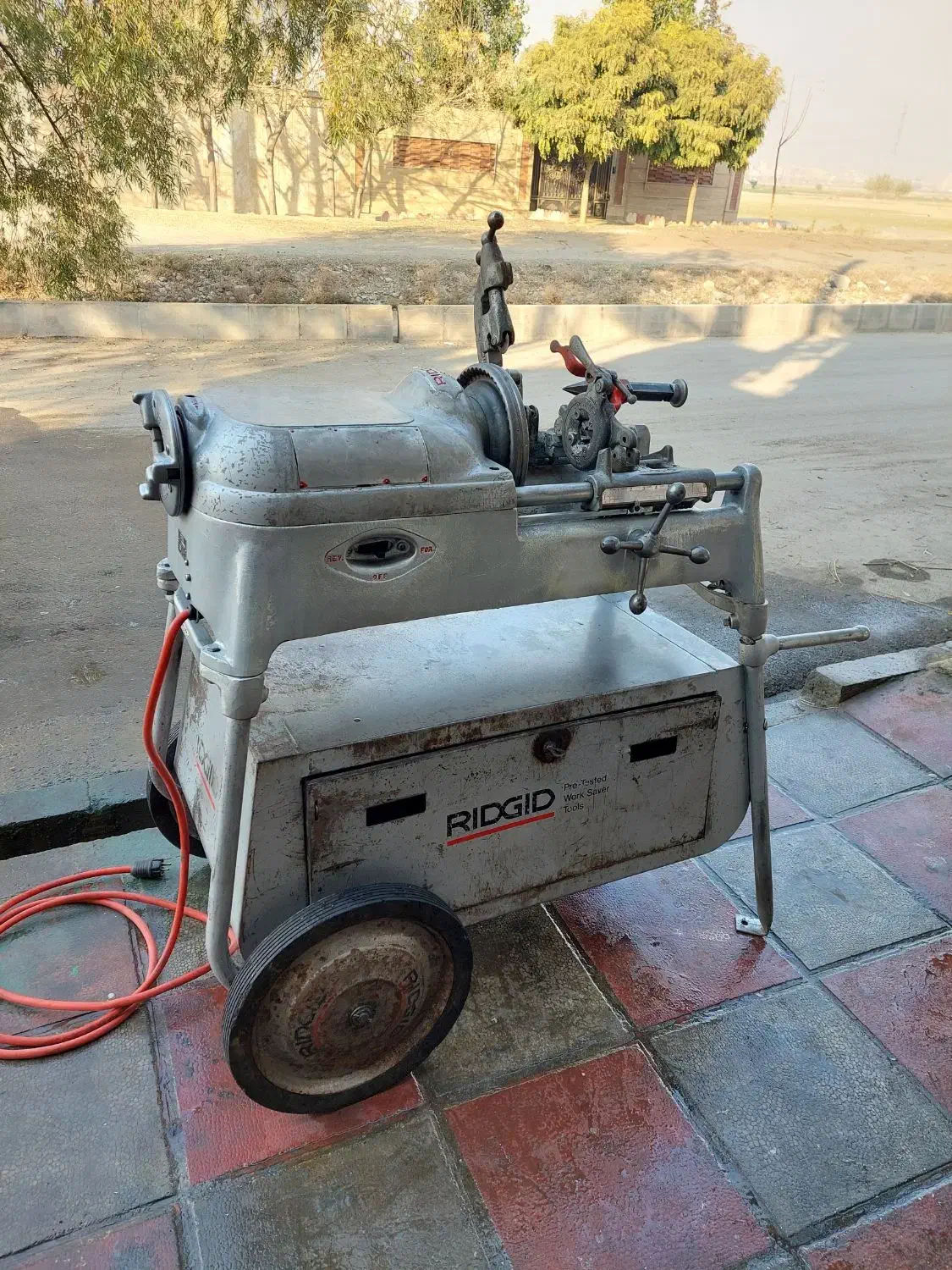 دستگاه حدیده برقی لوله ریجید آمریکایی اصل درحد|ماشینآلات صنعتی|پاکدشت, پاکدشت (مامازند)|دیوار