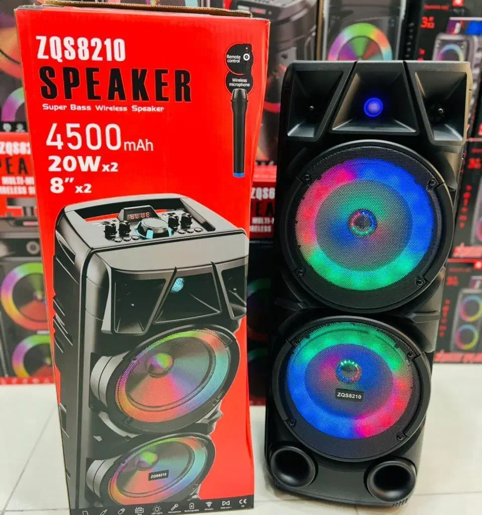 اسپیکر حرفه ای چمدانی zqs8210|پخش‌کننده همراه|همدان, |دیوار
