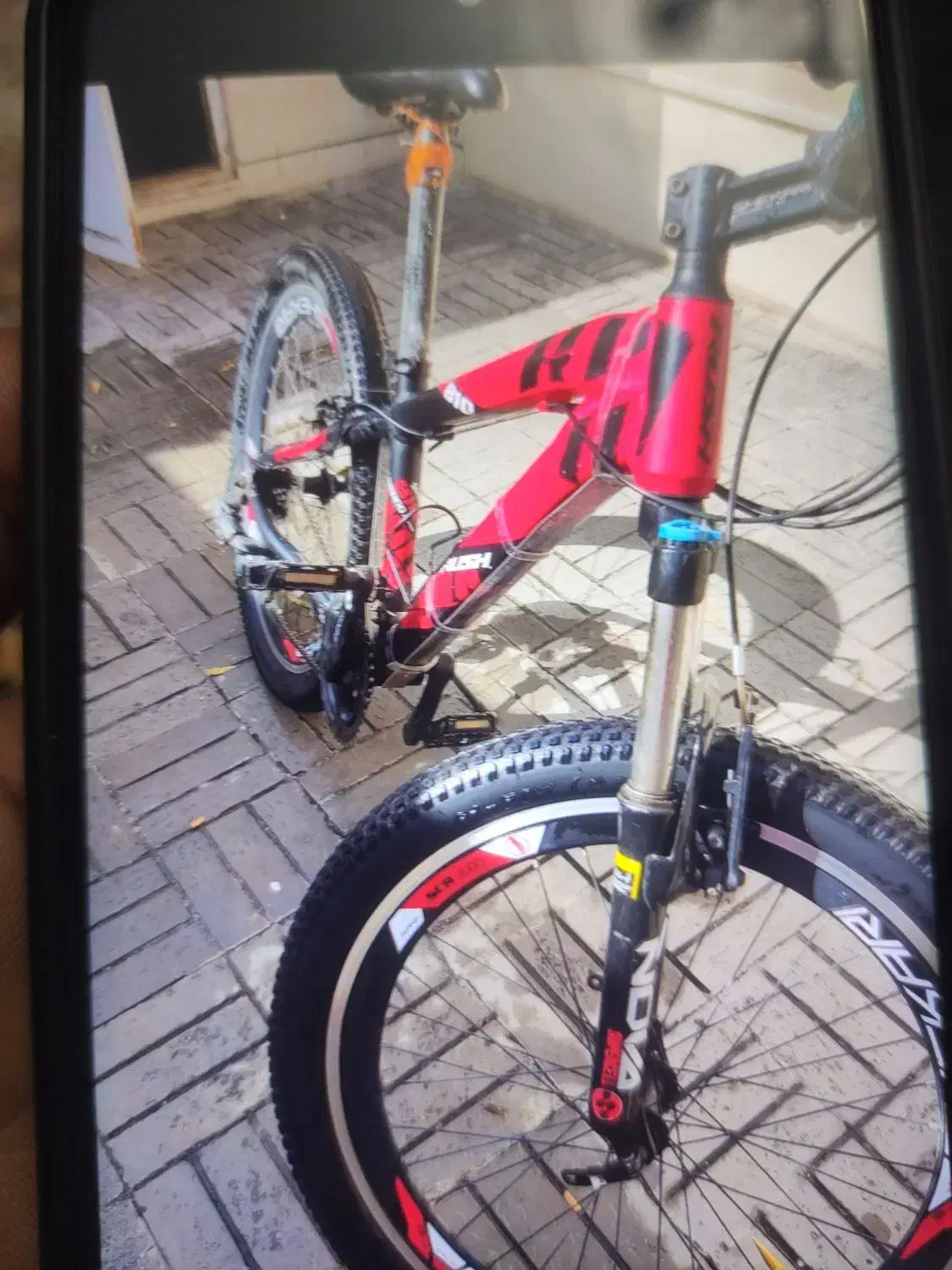 دوچرخه ۲۴ کوهستانی المنیومی سالم وتمیز.|دوچرخه، اسکیت، اسکوتر|رودبار, |دیوار