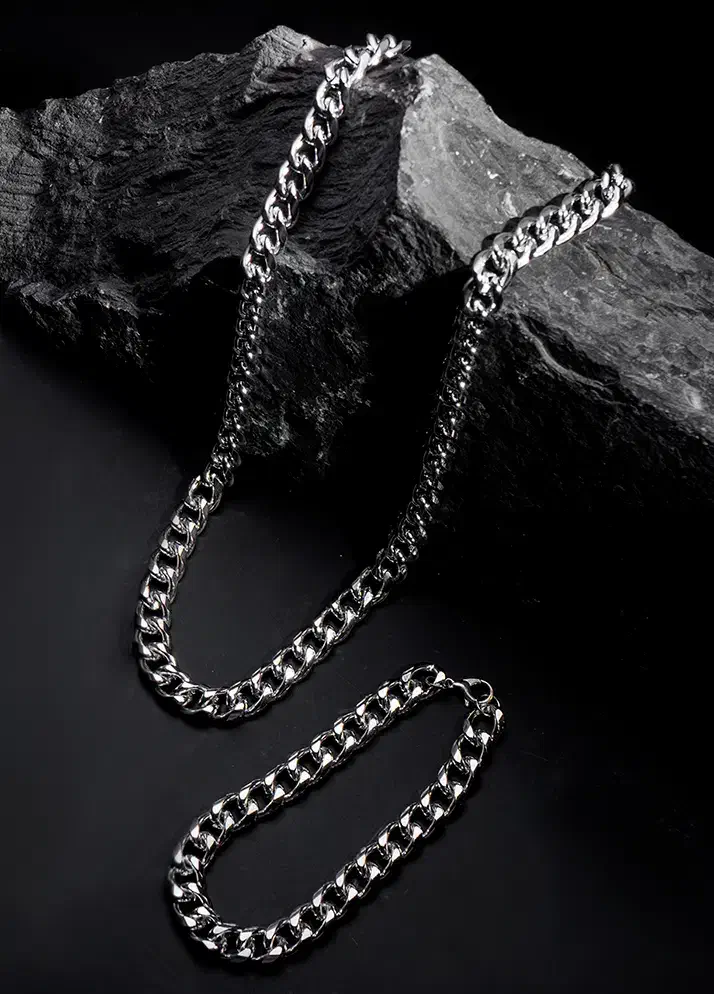 نیم ست Cartier مردانه نقره ای|بدلیجات|گرگان, |دیوار