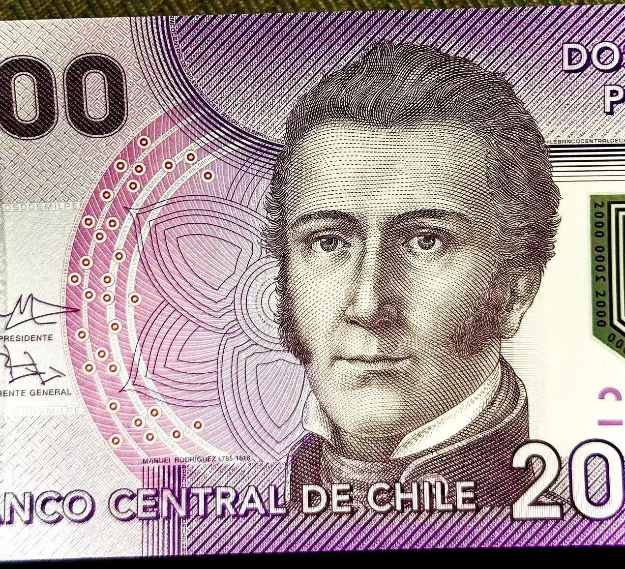 اسکناس 2000 پزو شیلی|کلکسیون سکه، تمبر، اسکناس|قزوین, |دیوار