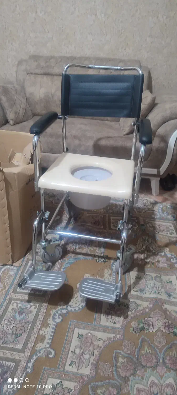 ویلچر لگن دار/حمام و توالت|پزشکی|الوند, |دیوار