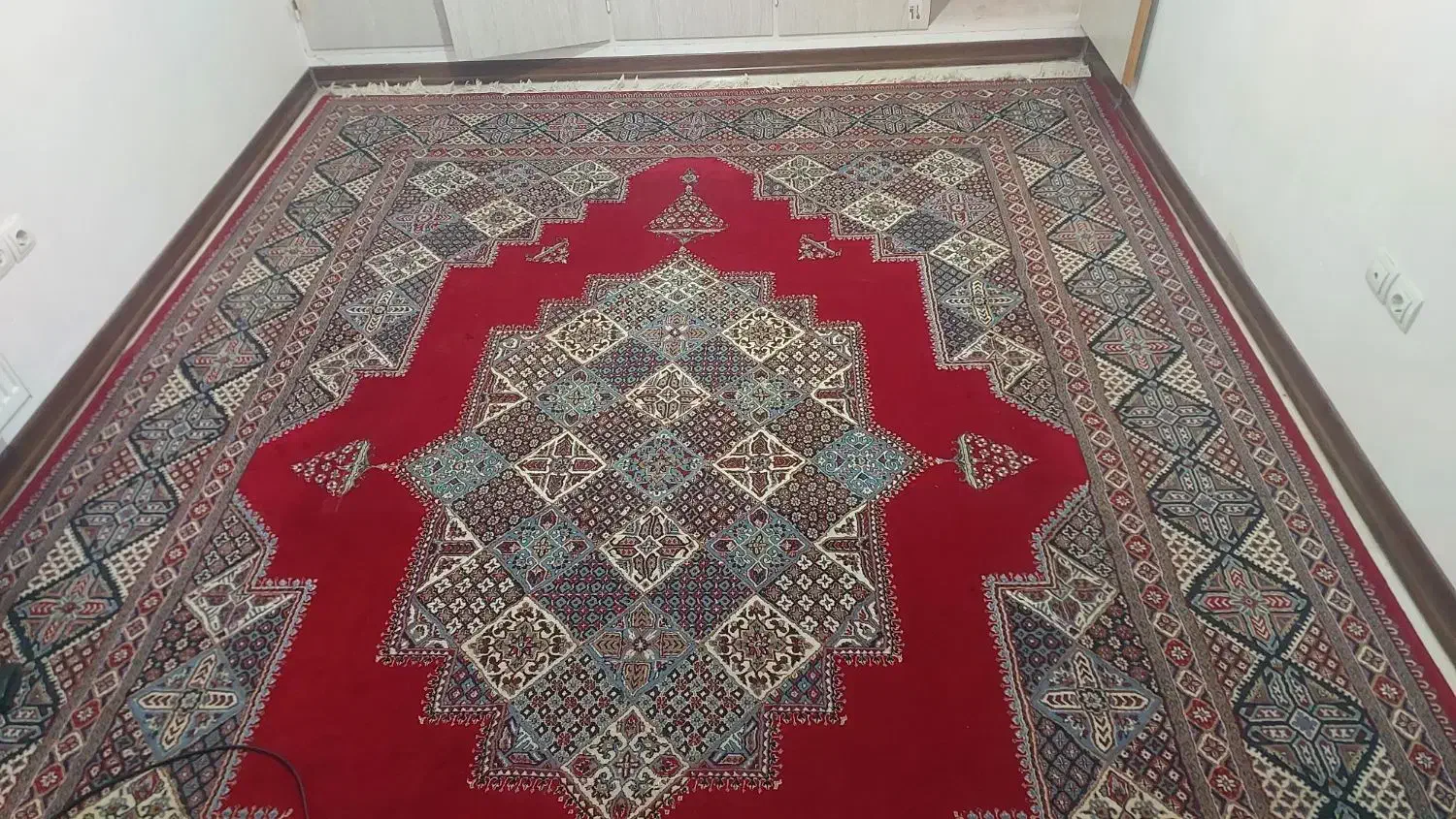 ۱قالی و ۲گلیم فرش دست دوم در حد نو|فرش|شیراز, آزادگان|دیوار
