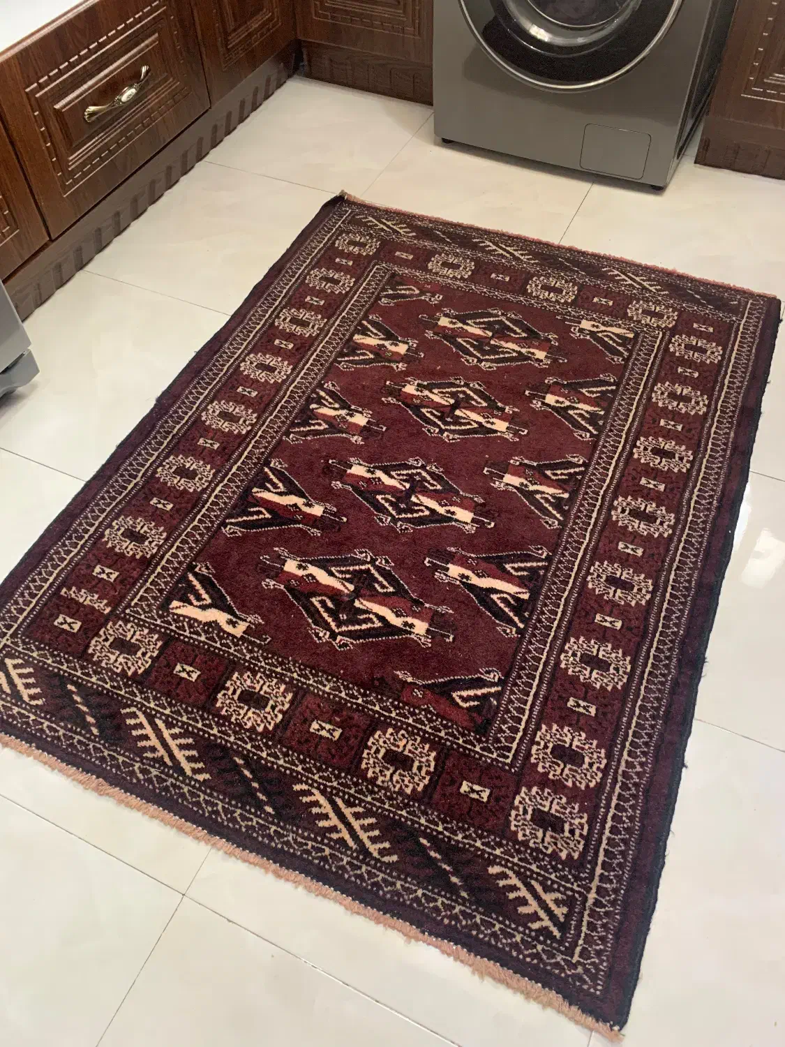 فرش زرع و نیم بلوچ دستباف|فرش|تهران, آشتیانی|دیوار