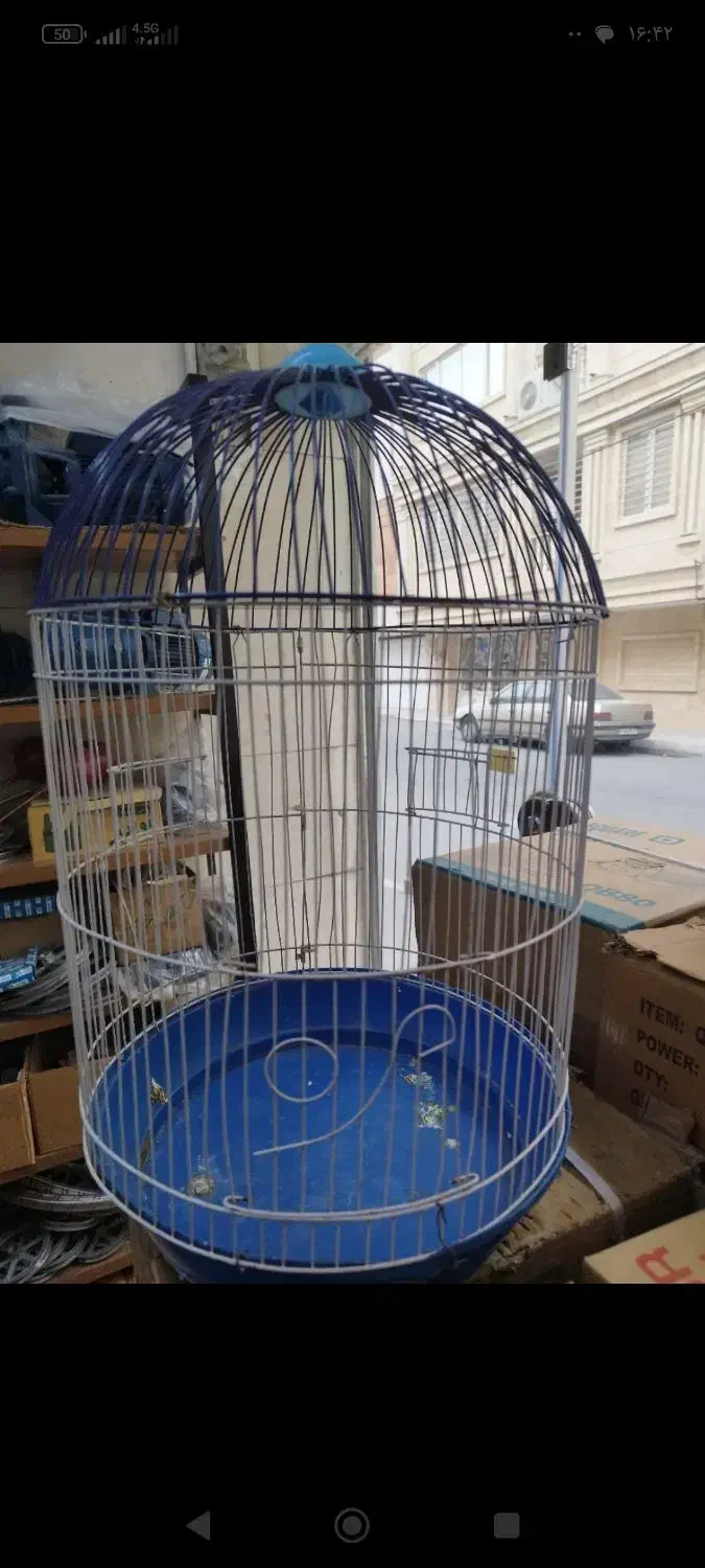 قفس گرد بزرگ طوطی|لوازم جانبی حیوانات|اندیشه, اندیشه فاز ۱|دیوار