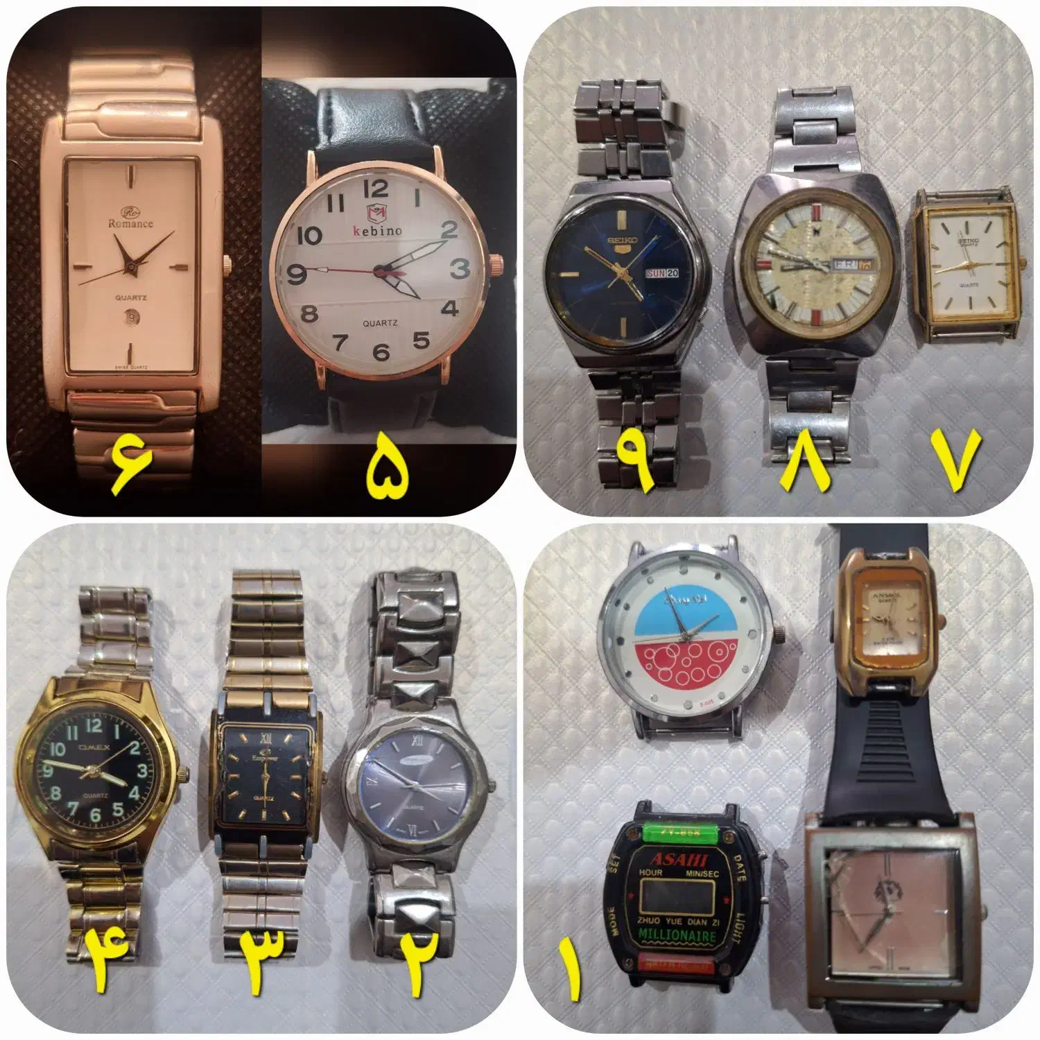 تعدادی ساعت مچی اصل قدیمی|ساعت|اردبیل, |دیوار