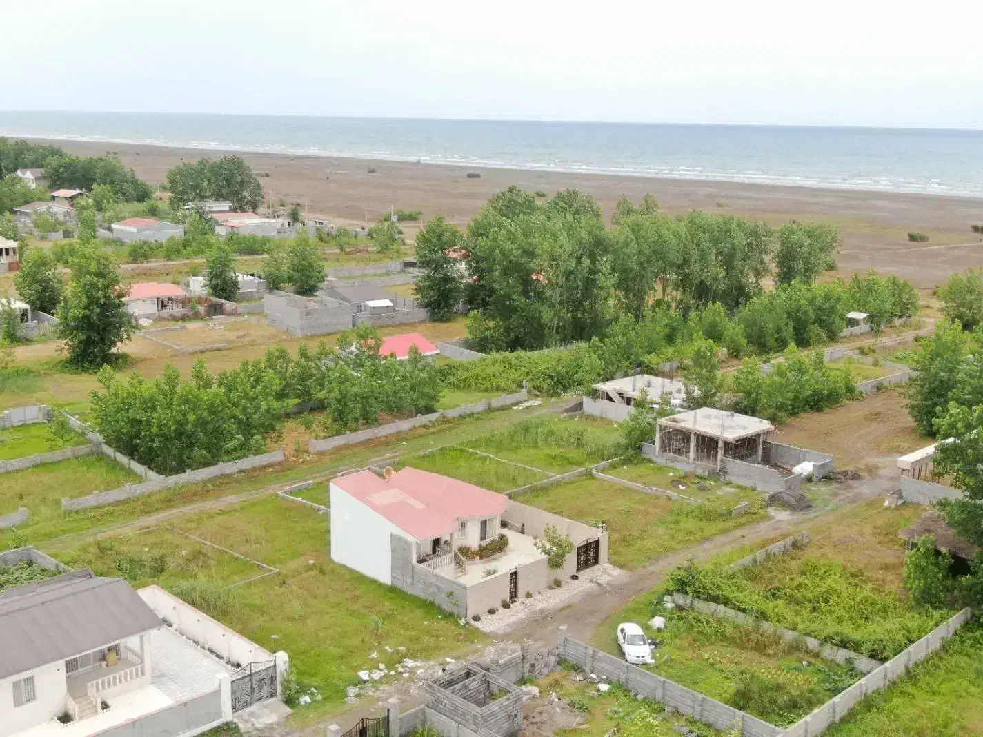 زمین ساحلی چشم اندازابدی به دریا آماده ساخت ویلات|فروش زمین و ملک کلنگی|زرندیه, |دیوار