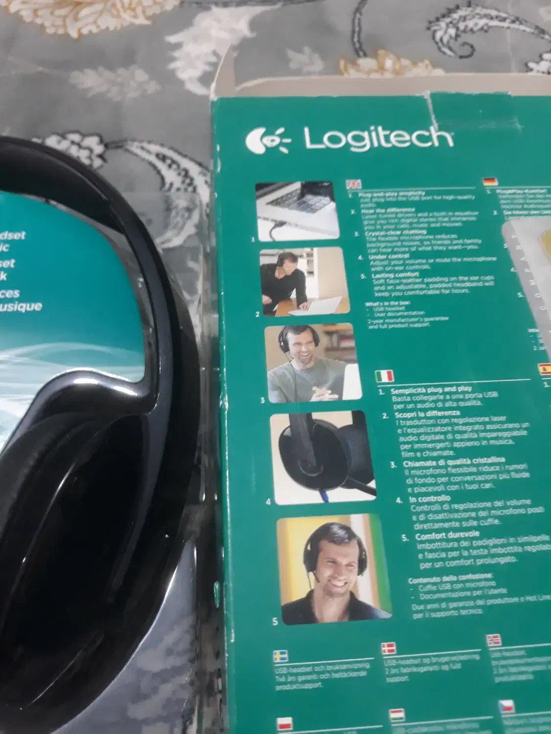 هدفون Logitech 540 در حد نو|قطعات و لوازم جانبی رایانه|تهران, تسلیحات|دیوار