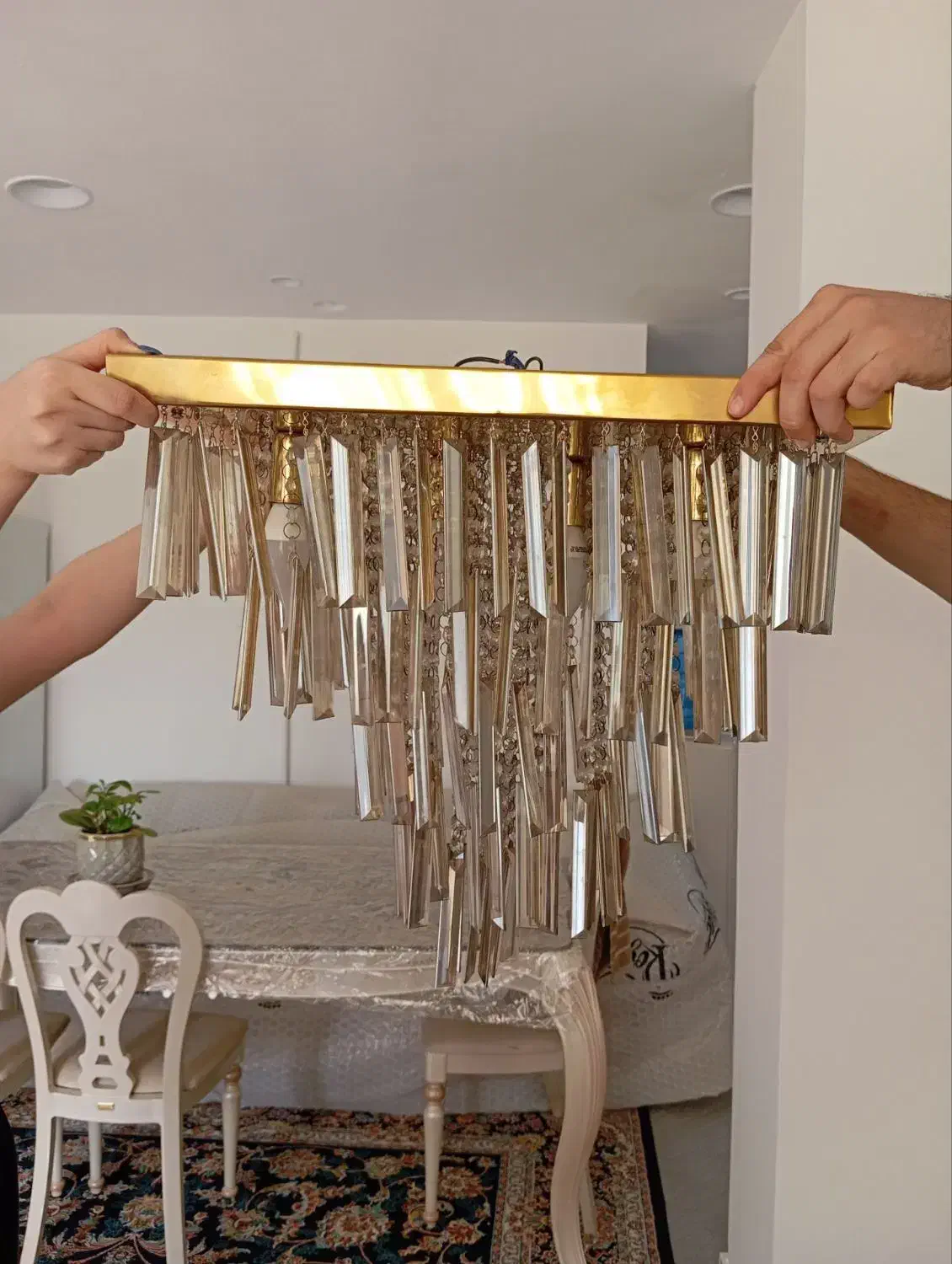 لوستر|لوستر و چراغ آویز|بندر امام خمینی, |دیوار