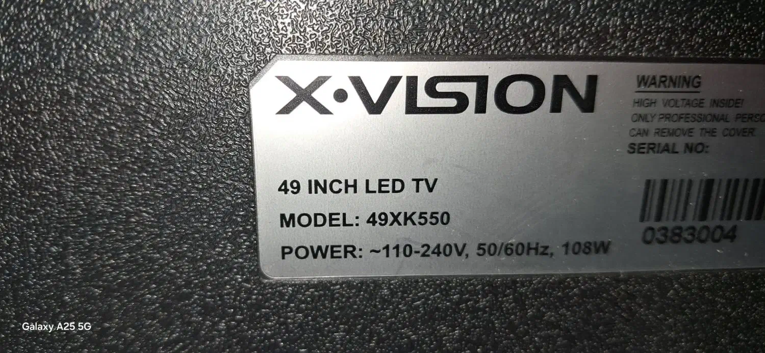 تلویزیون ۴۹ اینچ ایکس ویژن|تلویزیون و پروژکتور|تهران, بلوار کشاورز|دیوار