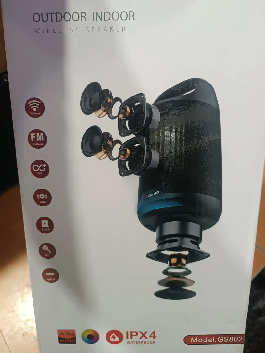 اسپیکر شارژی قابل حمل beecaro|صوتی و تصویری|قم, شهرک امام حسین|دیوار