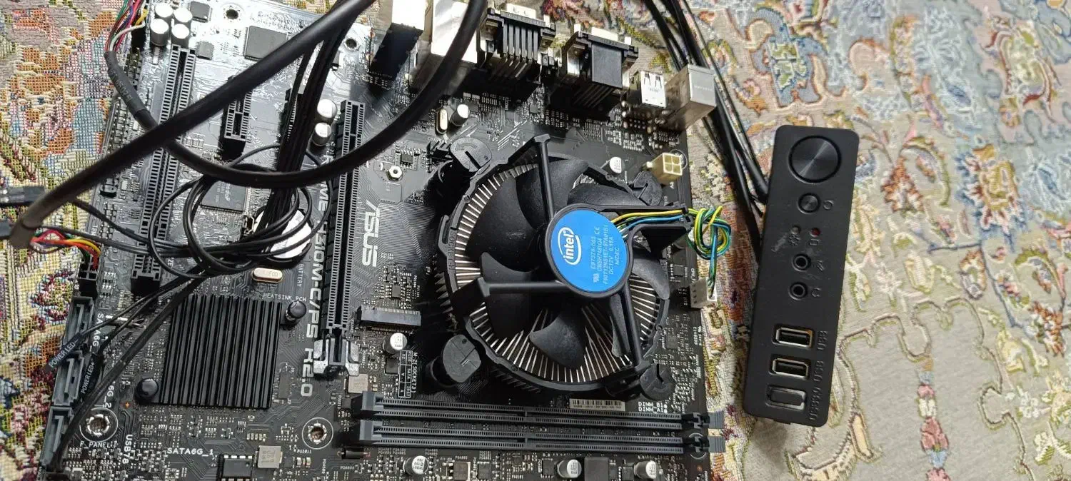 مادربرد ASUS مدل  H310M سی پی یو i3 8100|قطعات و لوازم جانبی رایانه|تهران, کیانشهر|دیوار