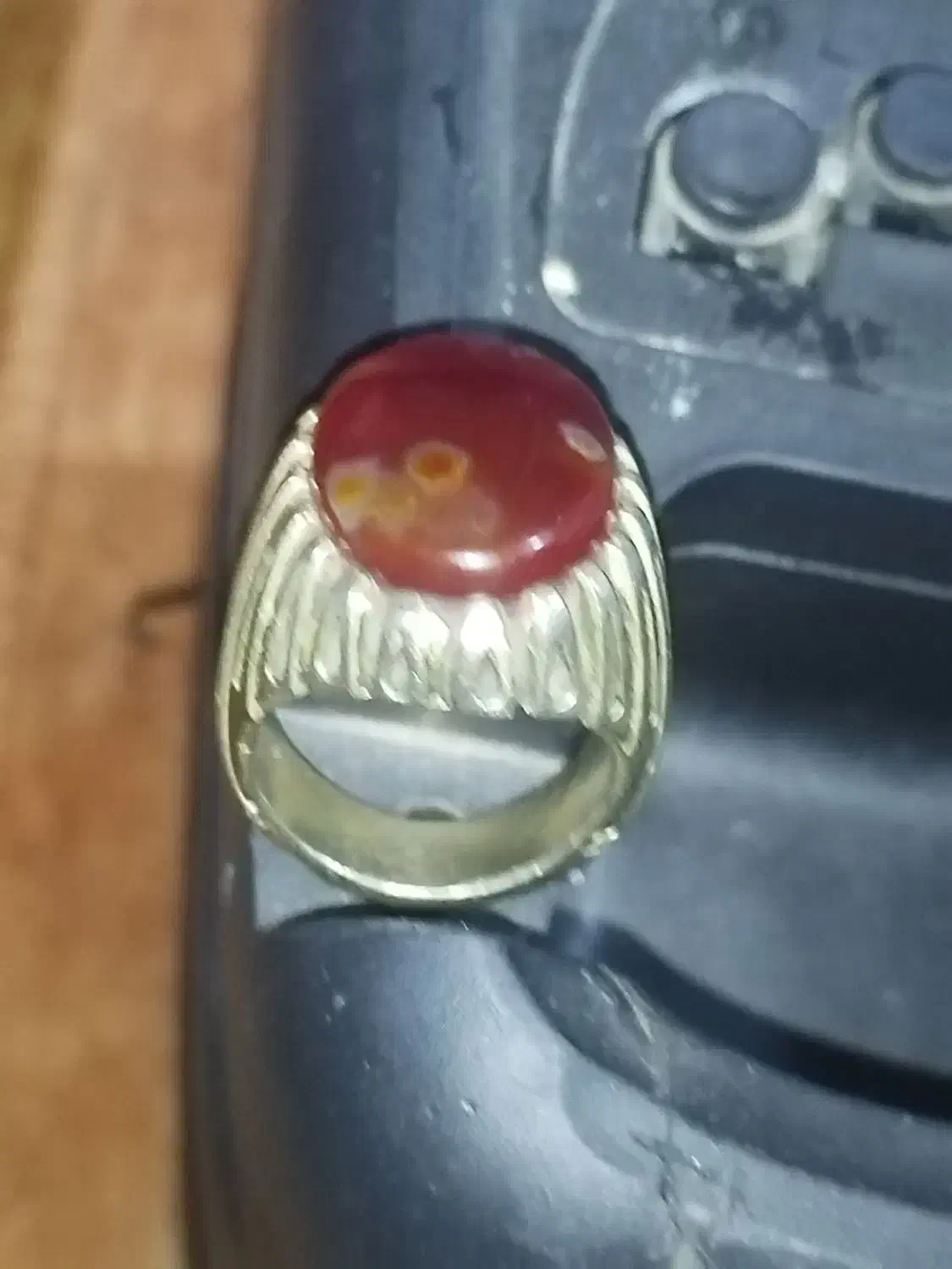 انگشتر نقره وزن ۲۵گرم|جواهرات|گنبد کاووس, |دیوار