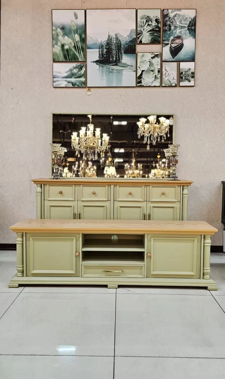 آینه کنسول  و میز تلوزیون(خانه مبل حافظیه)|میز تلویزیون|کرمانشاه, |دیوار