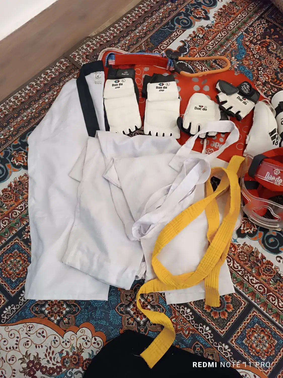 لباس تکواندو ولوازم سایز ۴|تجهیزات ورزشی|ماهدشت, |دیوار