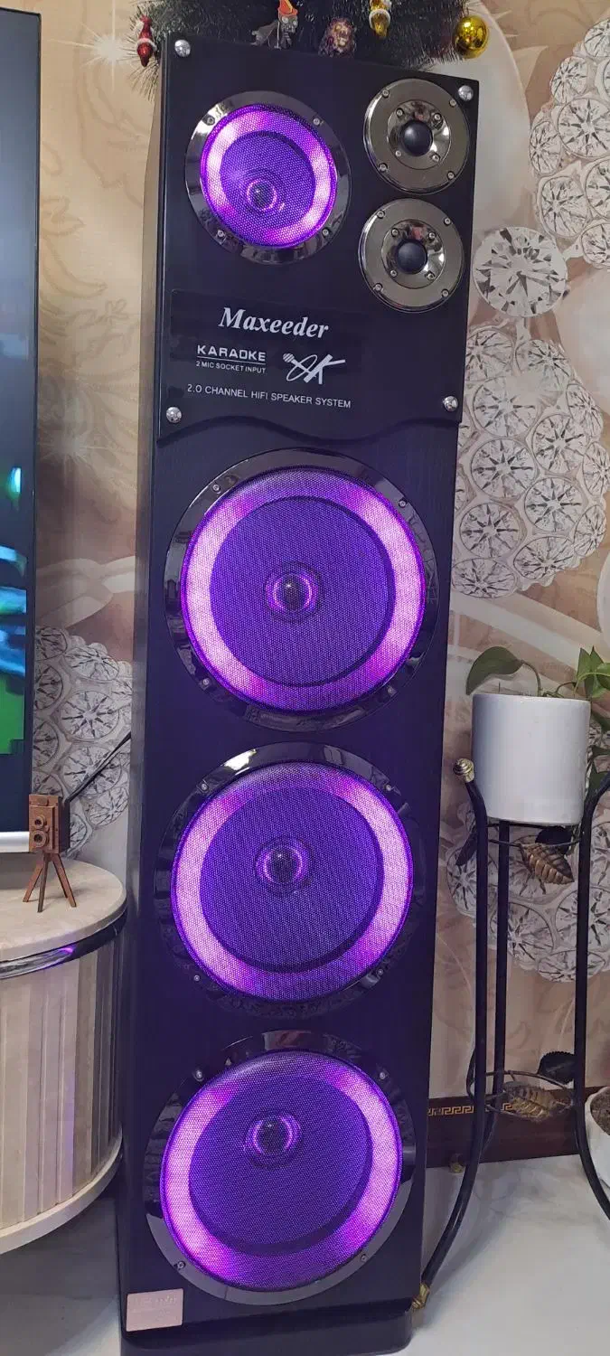 اسپیکر خانگی Maxeeder درحد نو|سیستم صوتی خانگی|پرند, فاز ۳|دیوار